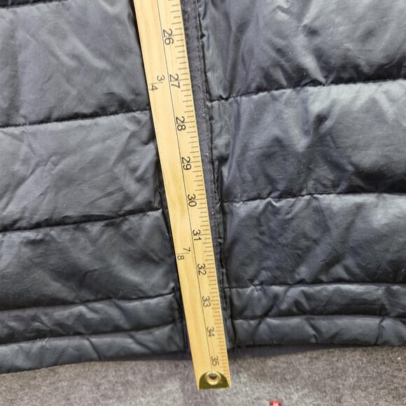 Columbia Puffer Coat Womens Medium Black 650 Down Hooded Long Winter Jacket - Picture 6 of 10
